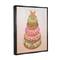 Stupell Industries Seasonal Sweets Stacked Donuts Framed Floater Canvas Wall Art